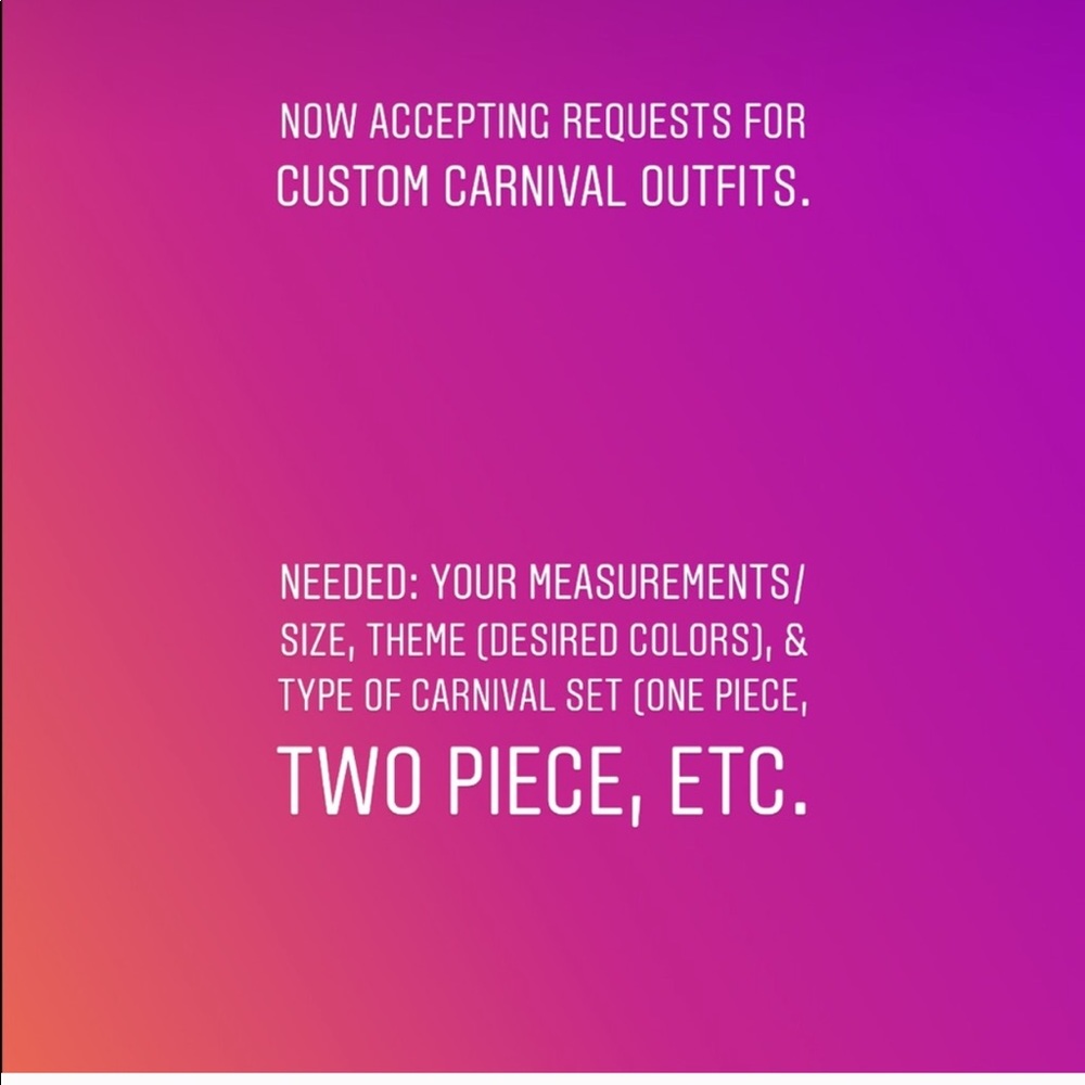 Carnival Sets